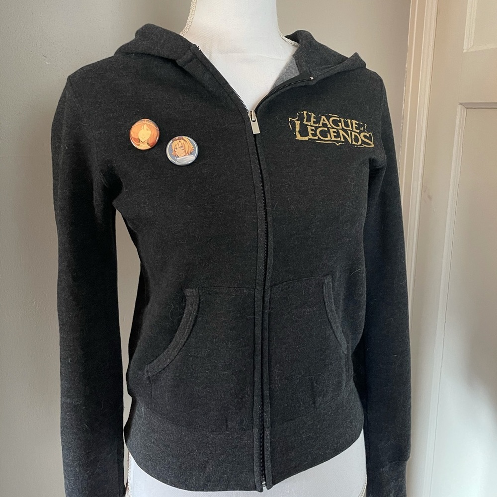 League of Legends Gray Zip Hoodie